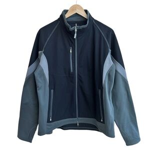 Elevate Womens Black Gray Full Zip Size XL Jacket Kananaskis Country Golf Club